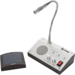 Microfono Intercomunicador Steren Int-300 Aux 3.5Mm/20 A 16,000Hz/Para Ventanilla/Negro-Gris