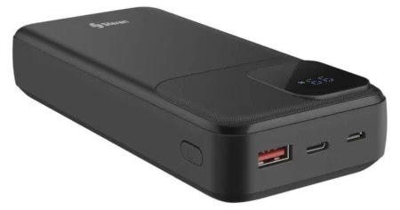 Power Bank Steren Mov-2000 20000Mah/2Xusb/1Xusb C/Color Negro