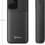 Power Bank Steren Mov-2000 20000Mah/2Xusb/1Xusb C/Color Negro