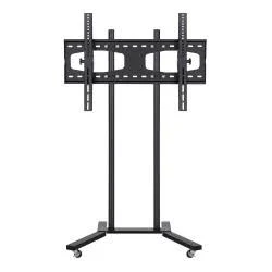 Soporte Movil Steren Stv-150, Para Tv 19″ A 83″ Con Repisa Soporta Hasta 60Kg Color Negro