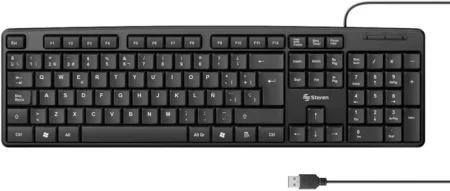 Teclado Alambrico Numerico Steren Com-625 USB, 19 Teclas, Negro