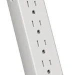 Multicontacto Supresor De Picos 6 Contactos Forza Fsp-651W, Nema 500J, 1625W, 110V/220V, Blanco