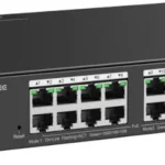 Switch Administrable L2 Ruijie PoE Con 16 Puertos Gigabit PoE 802.3Af/At + 2 Sfp Para Fibra 1Gb, 240W, Rg-Es220Gs-P