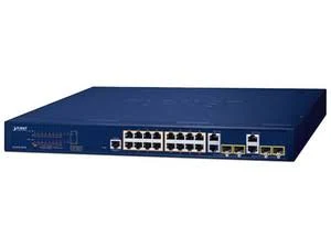 Switch Planet Gs-4210-16P4C 16 Puertos 10/100/1000 Mbp/4 Puertos Sfp Gigabit/Administrable PoE/Hasta 240W