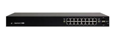 SWITCH UBIQUITI ES-18X/18 PUERTOS/ADMINISTRABLE/16 PUERTOS GIGABIT RJ45/2 PUERTOS SFP/PARA WISP ASEQUIBLE/SIN VENTILADOR