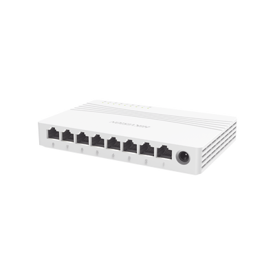 Switch Gigabit Hikvision Ds-3E0508D-E 8 Puertos 10/100/1000Mbps/No Administrable/Color Blanco