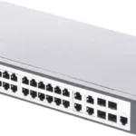Switch Administrable Gigabit PoE+ Hikvision Ds-3E2528P(B), 24 Puertos 10/100/1000 Mbps PoE+, 4 Puertos 10/100/1000 Mbps + 4 Puertos Sfp De Uplink, 370W, Soporta Igmp