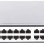 Switch Administrable Gigabit PoE+ Hikvision Ds-3E2528P(B), 24 Puertos 10/100/1000 Mbps PoE+, 4 Puertos 10/100/1000 Mbps + 4 Puertos Sfp De Uplink, 370W, Soporta Igmp