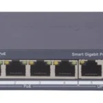 Switch Gigabit PoE+ Hikvision Ds-3E1506P-Ei/M 4 Puertos 1000 Mbps PoE+/2 Puertos 1000 Mbps Uplink/Administrable/Configuracion Nube Hik-Partnerpro/Modo Extendido Hasta 300M/45 W