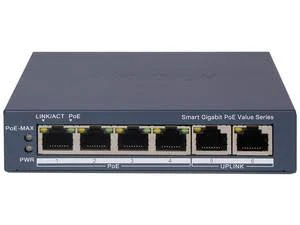 Switch Gigabit PoE+ Hikvision Ds-3E1528Hp-Si-24P2T2F 24 Puertos 1000Mbps PoE+/4 Puertos PoE 90W/2 Puertos 1000Mbps De Uplink/2 Puertos Sfp/Administrable/ Hasta 300M/370W