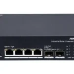 Switch Gigabit Hikvision Ds-3T1506Hp-Ei-UPS 3 Puertos/Gigabit PoE+ 30W/1 Puertos Gigabit PoE 60W/2 Puertos Sfp/120W Neto/48-57Vcd/300M/Color Negro