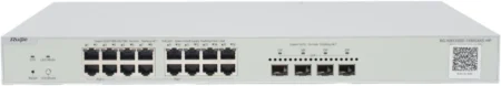 Switch Administrable Cloud Ruijie Rg-Nbs3300-16Mg4Xs-HP Multi-Gigabit PoE Hasta 370W/Capa 2 Con 4 Puertos 2.5G (90W)/12 Puertos 2.5G (30W) Y 4 Uplink Sfp+ 10G