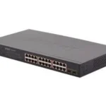 Switch PoE Planet Gsw-2620Vhp 24 Puertos PoE+ 10/100/1000Mbps + 2 Puertos Sfp, 52 Gbit/S, 8000 Entradas