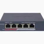 Switch PoE+ Hikvision Ds-3E1105P-Ei/M 4 Puertos 10/100 Mbps PoE+/1 Puerto 10/100 Mbps Uplink/Administrable/Configuracion Nube Hik-Partnerpro/Modo Extendido Hasta 300M/45 W