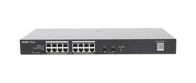 Switch Ruijie Rg-Es118Gs-P-L 18 Puertos/PoE+ No Administrable/2 Uplinks Gigabit/247 Watts