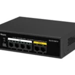 Switch Ruijie Rg-Es106F-P 6 Puertos 10/100Mbps/No Administrable/PoE+ Hasta 54W/Color Negro