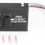 Switch Universal De Encendido/Apagado Ecco Sw99 Control De Patrones De Destello/3.5''X2.15''/12 Vcc