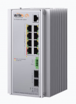 Switch Semi-Industrial Wi-Tek Wi-Ps212Gf-I-V2 8 Puertos 10/100 (PoE), 1 Puerto 1000/Mbps + 1 Puerto Sfp, 240W, 9.6 Gbit/S, 2.000 Entradas, No Administrable
