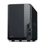 Servidor NAS Synology Ds223 2 Bahias Nucleo Cuadruple 1.7Ghz, 2Gb DDR4, LAN Gigabit X1, USB 3.2 X3, SATA, Hot-Swap, Realtek Rtd1619B
