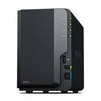 Servidor NAS Synology Ds223 2 Bahias Nucleo Cuadruple 1.7Ghz, 2Gb DDR4, LAN Gigabit X1, USB 3.2 X3, SATA, Hot-Swap, Realtek Rtd1619B