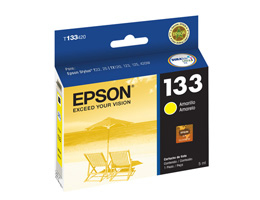 Cartucho Tinta Epson 133 Amarillo Alto Rendimiento T133420