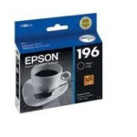 Cartucho De Tinta Epson 196 Color Negro, T196120-Al