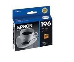 Cartucho De Tinta Epson 196 Color Negro, T196120-Al