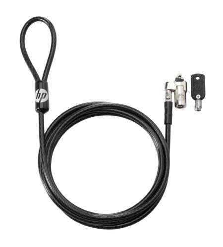 Candado De Seguridad HP T1A62Aa Llave, Acero Galvanizado, 1.83 M, Laptops