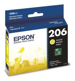 Cartucho Tinta Epson Xp-2101 Amarillo, T206420-Al