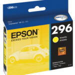 Cartucho De Tinta Epson 296 Color Amarillo, T296420-Al