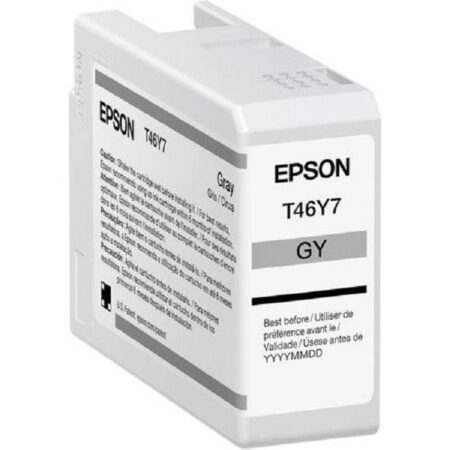 Cartucho De Tinta Epson T46Y700 Ultrachrome Pro 10 50Ml/Color Gris