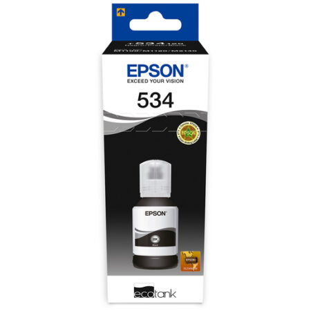 Botella De Tinta Epson T534 – Negro, Botella