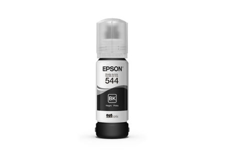 Kit De 2 Tintas Epson T544 Color Negro, Compatible Con Impresoras Ecotank, T544120-2P