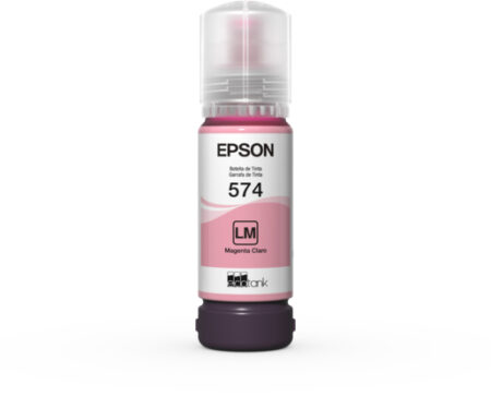 Botella De Tinta Epson T574 Magenta Claro, 70Ml, 7,300 Paginas, T574620-Al