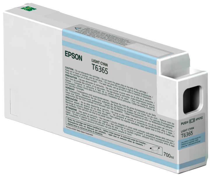 Cartucho De Tinta Epson Cyan Light Stylus Pro, T636500