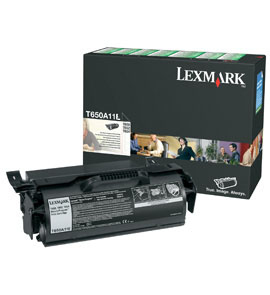 Toner Lexmark T650A11L Color Negro, 7000 Paginas