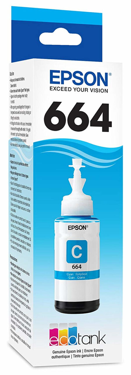 Cartucho Epson T664220-Al - Cian, Epson
