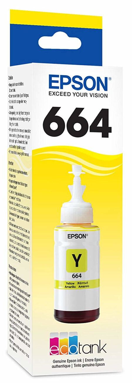 Cartucho Epson T664420-Al - Amarillo, Epson
