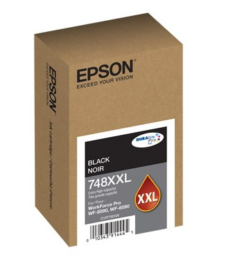 Cartucho De Tinta Epson T748Xxl Negro P/Wf-6090/Wf-6590, T748Xxl120-Al