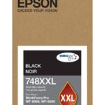 Cartucho De Tinta Epson T748Xxl Negro P/Wf-6090/Wf-6590, T748Xxl120-Al