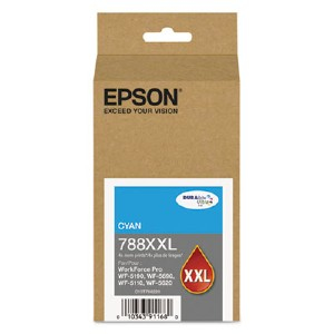 Cartucho De Tinta Epson T788Xxl220-Al Cyan P/Wf-5190/5690