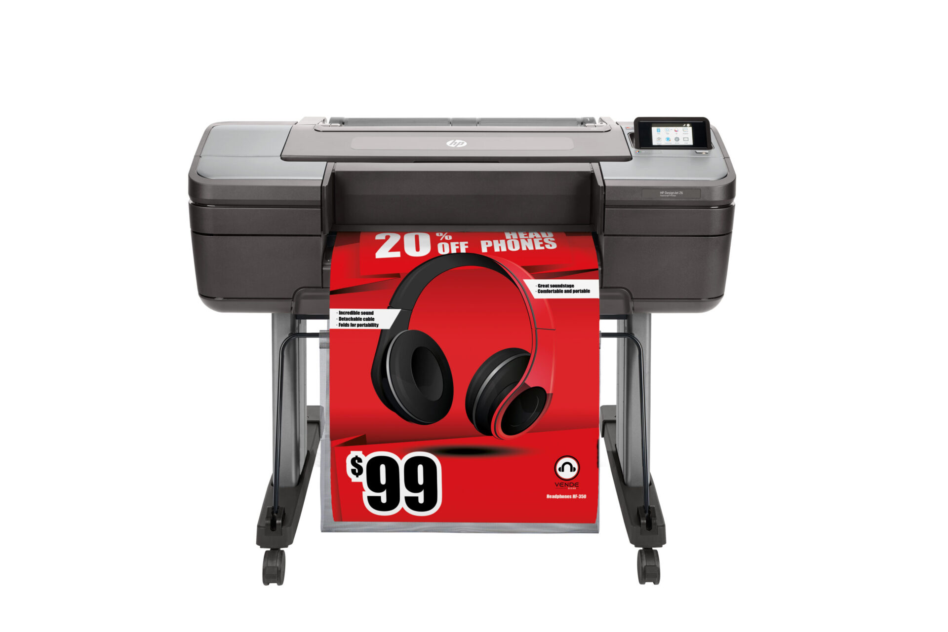 Hp Designjet Impresora Postscript Z6 De 24"