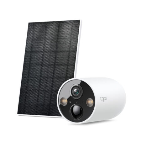 Kit Camara Y Panel Solar Tp-Link Tapo C425 Kit/2560X1440P/2K QHD/Ip66/Deteccion Ia Avanzada/Vision Nocturna A Todo Color/Alimentacion Ininterrumpida