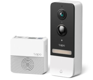 VIDEOPORTERO INTELIGENTE TP-LINK TAPO D230S1 5MP, CON BATERIA, 2K, VISION NOCTURNA