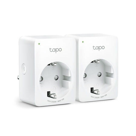 Mini Enchufe Inteligente Tp-Link Tapo P100(2-Pack)/WiFi/Control De Voz Y Acceso Remoto/2990 W/Color Blanco