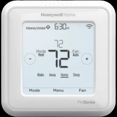 Termostato WiFi De 2 Etapas Honeywell Th6220Wf2006/U Complementos 2 Calor/2 Frio/Programable/Inteligente T6 Pro