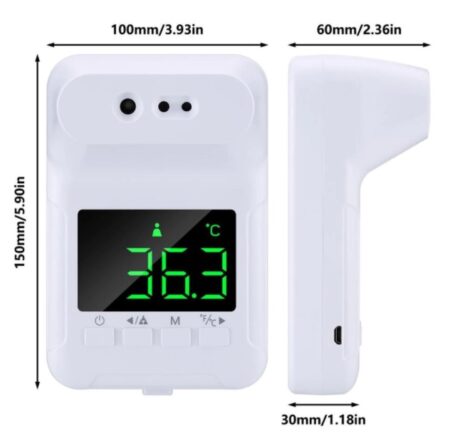 Termometro De Pared Ksa Modelo K-3s; Incluye Cable De Carga Micro Usb, Manual De Uso. Garantía De 4 Meses