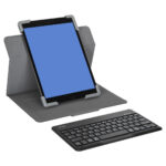 Funda Para Tablet 11" Pro-Tek Targus Thz861Us Con Teclado Inalambrico, Giratoria 360°, Color Negro