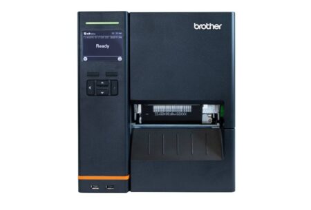 Impresora De Etiquetas Brother Tj4420Tn – Térmica Directa/Transferencia Térmica, Ethernet, USB, Imprime Etiquetas De Hasta 4.1 Pulgadas De Ancho