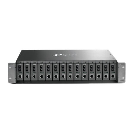 Gabinete P/Convertidores De Medio Tp-Link Tl-Mc1400 P/Rack De 14 Bahias